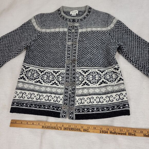 Cambridge Dry Goods Sweater Womens Size Small Wool RN 75343 Grandma Winter Cold - Picture 8 of 16